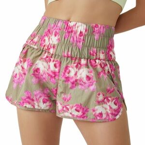 Free People Movement The Way Home shorts in military rose